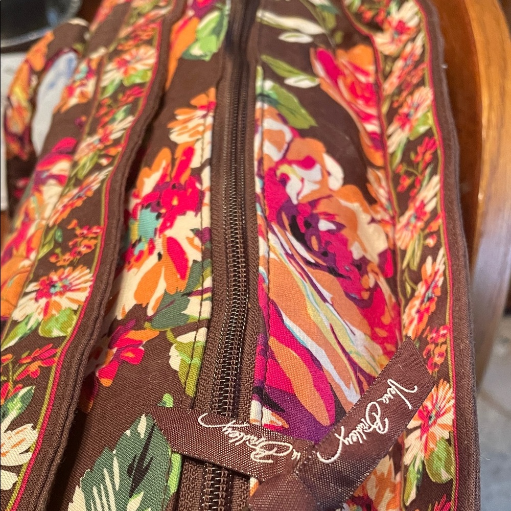 Vera Bradley Floral Quilted Tote Bag - Picture 4 of 5